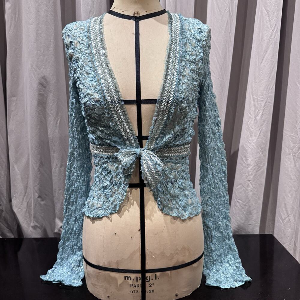 Ann Ferriday Pucker Lace Fairy Cardigan S